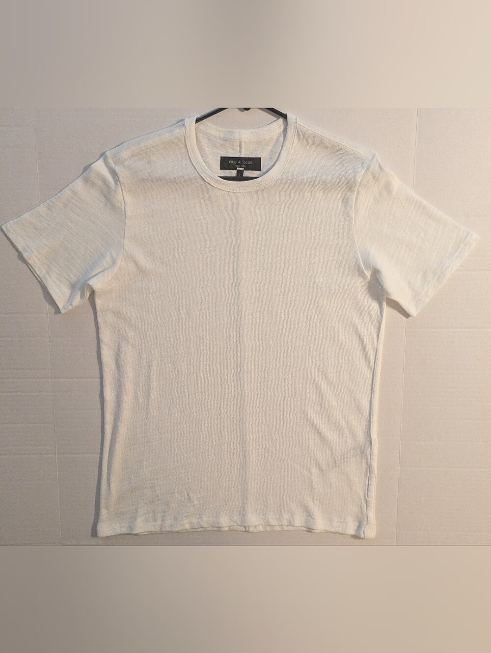 rag & bone White Short Sleeve Crew T-Shirt- Sm (NWOT)